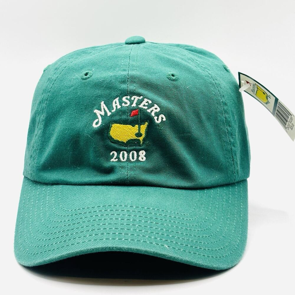 2008 Masters Green Hat New With Tag NWT Augusta Golf Major Vintage